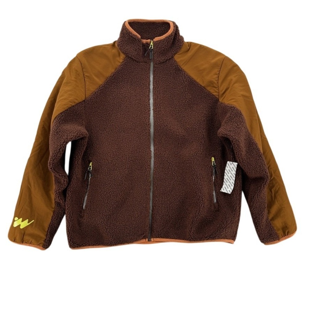 Without Walls Jacket Mens Small‎ Sherpa Fleece Full Zip Outdoors Hiking USA NWT